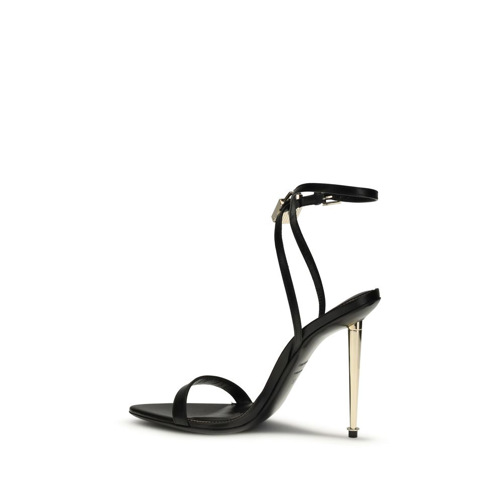 Tom Ford Black Goatskin Stiletto Heel Sandals | Regal Royce