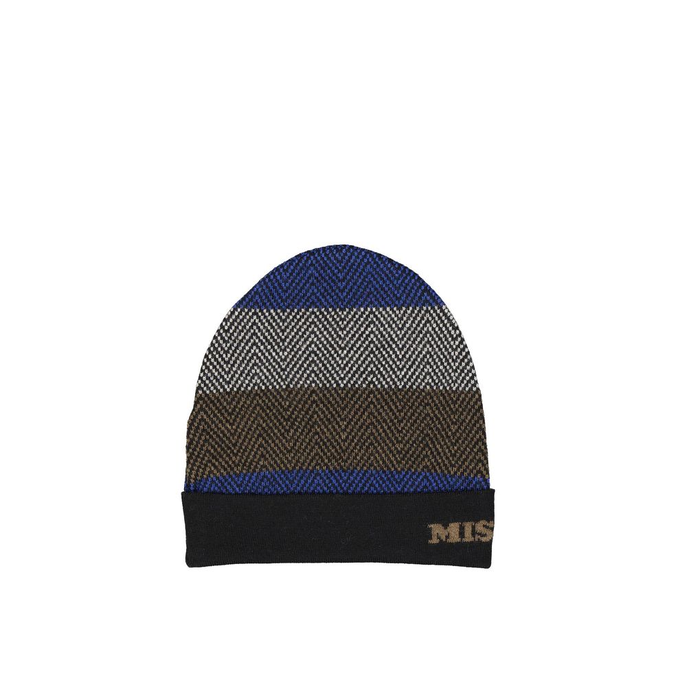 Missoni Blue Wool Beanie | Regal Royce