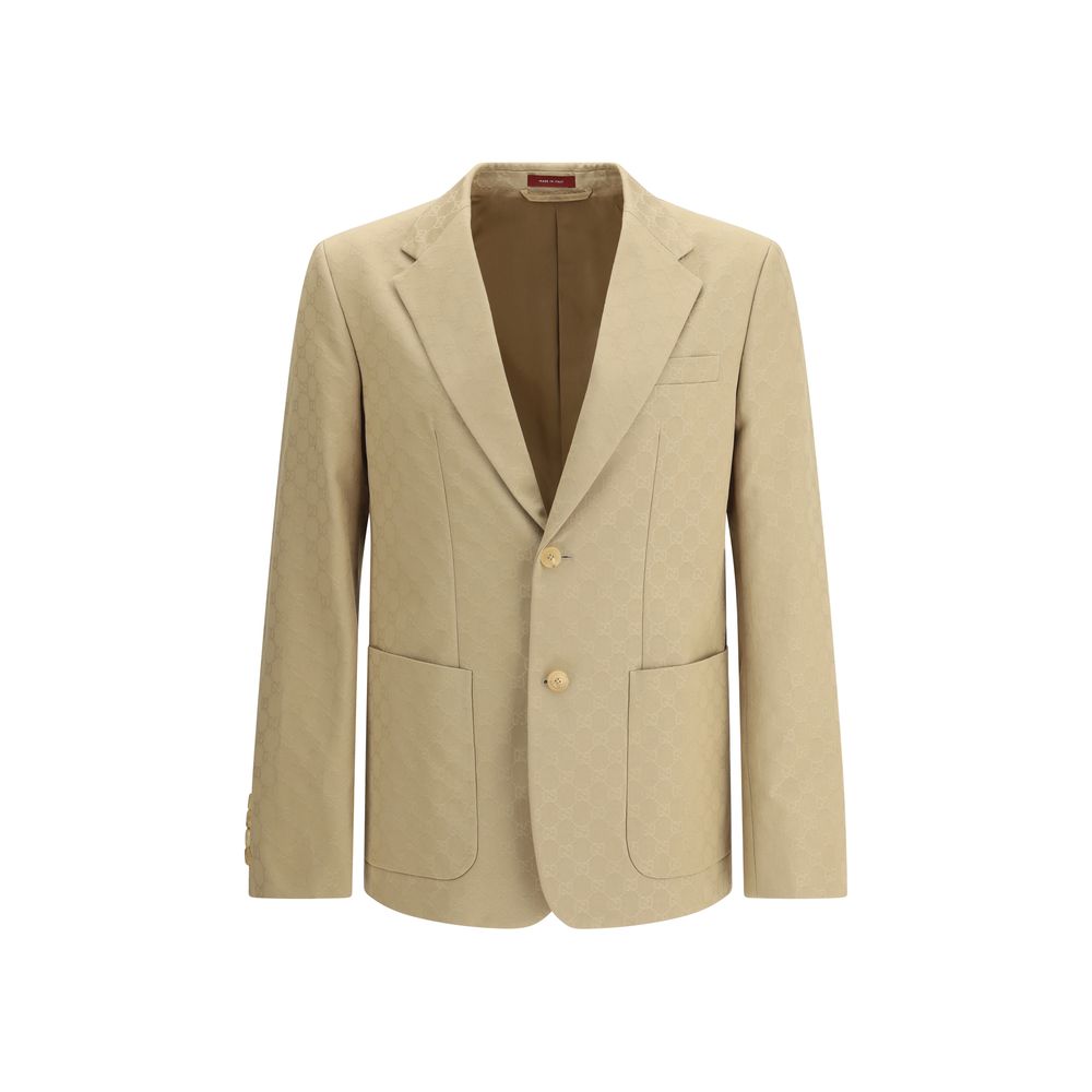 Gucci Beige Cotton Blazer | Regal Royce