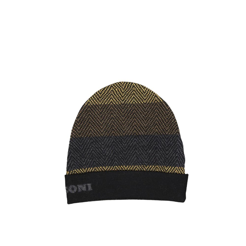 Missoni Black Wool Beanie | Regal Royce