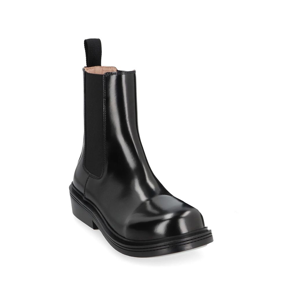 Bottega Veneta Black Calfskin Chelsea Boots | Regal Royce