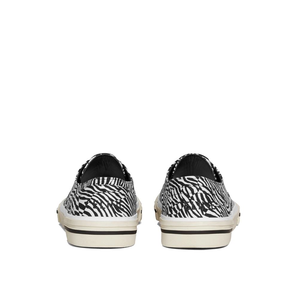 Celine Black Canvas Low Top Sneakers | Regal Royce