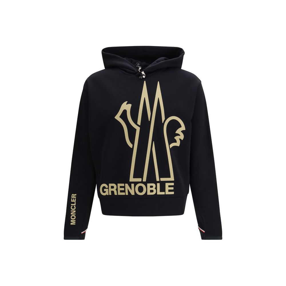 Moncler Grenoble Black Polyester Sweatshirt | Regal Royce