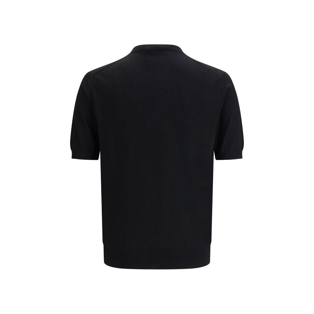 Prada Black Fleece Wool T-Shirt | Regal Royce