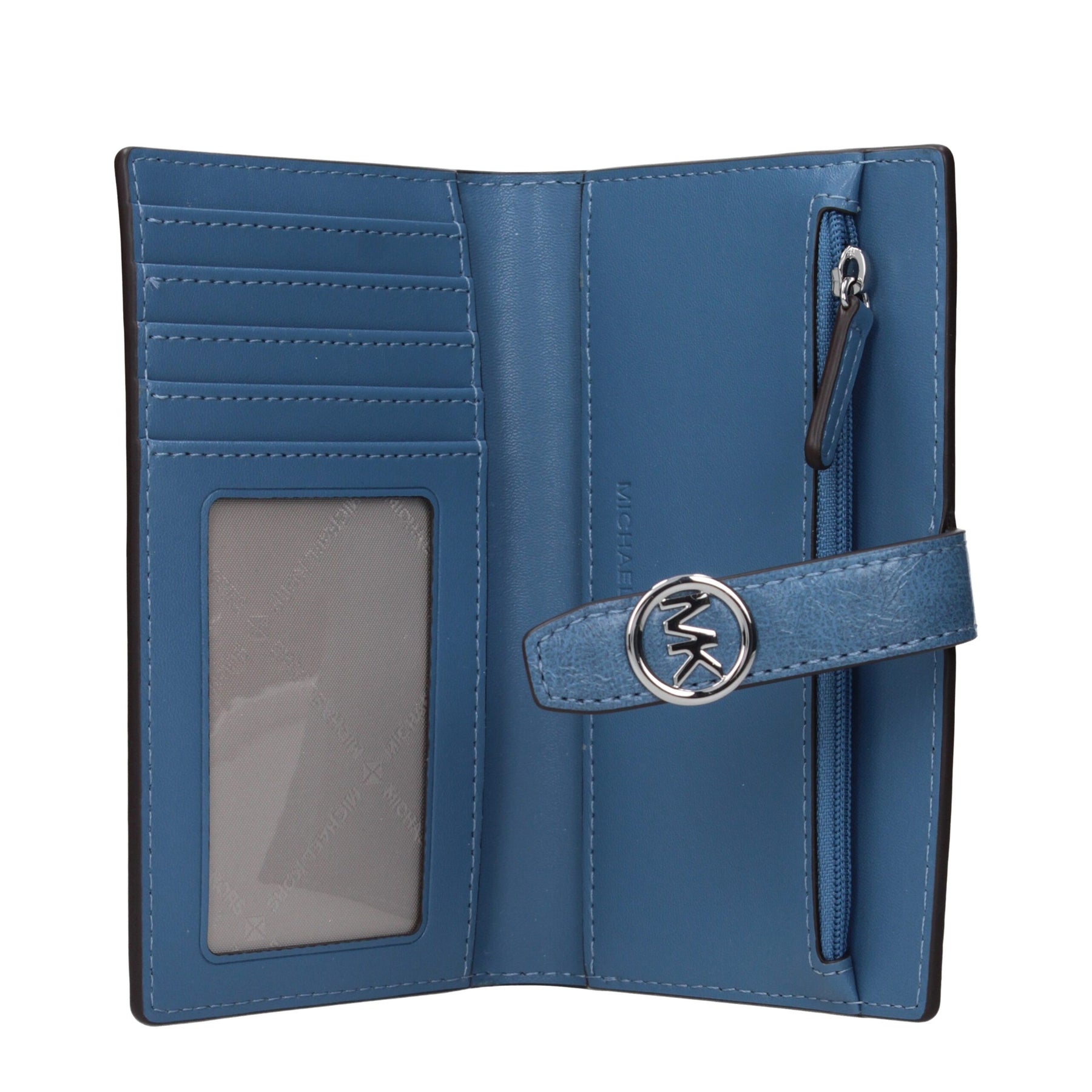 Michael Kors Light Blue Leather Wallet | Regal Royce