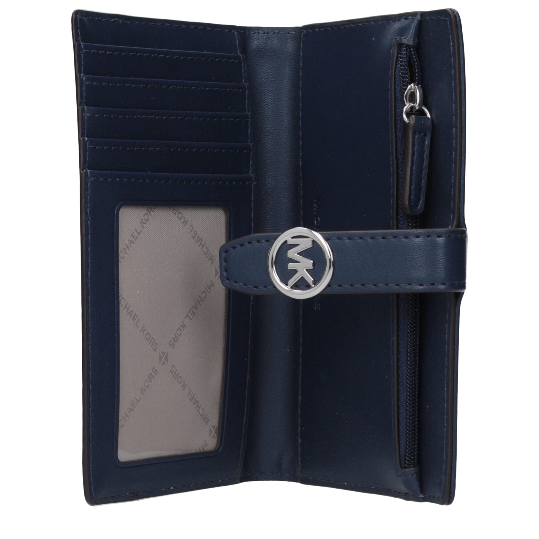 Michael Kors Blue Fabric Wallet | Regal Royce