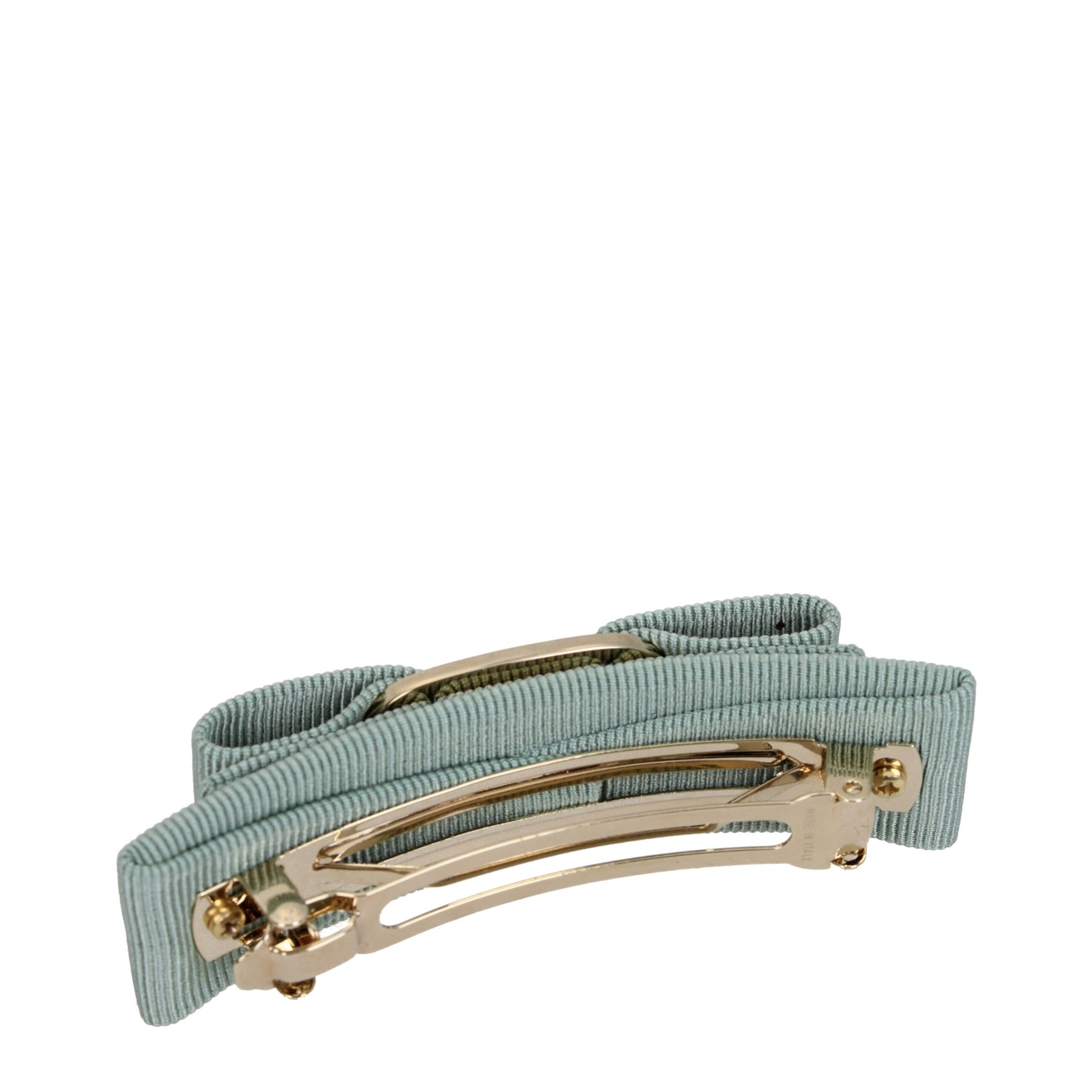 Salvatore Ferragamo Green Fabric Hair Bow | Regal Royce