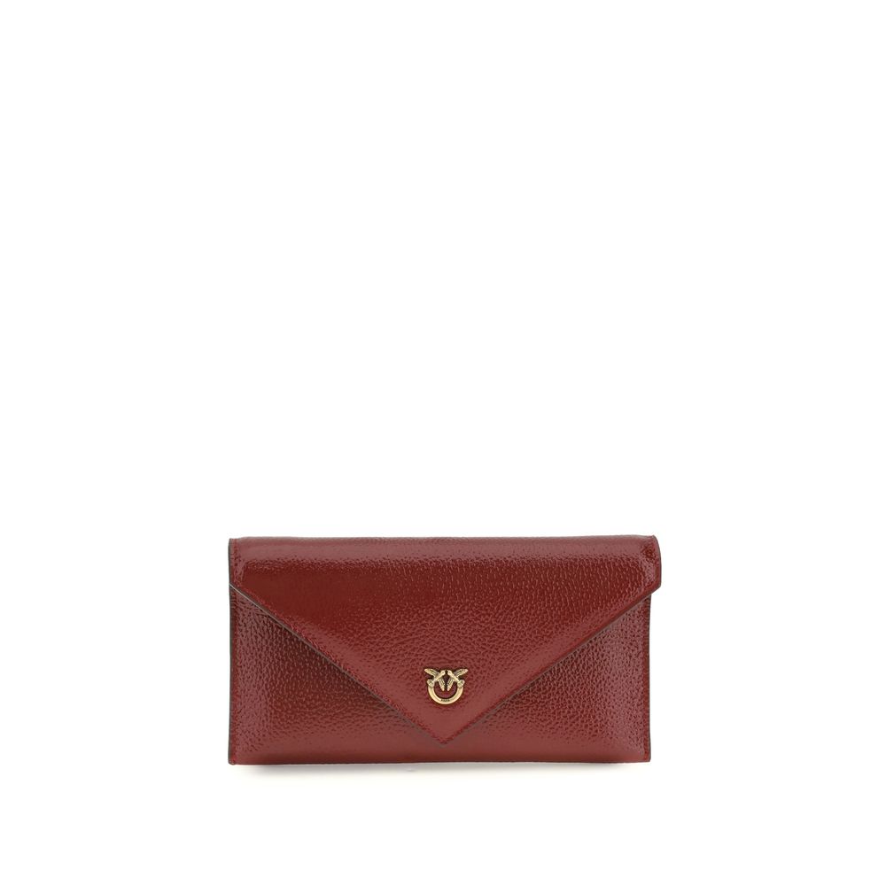 PINKO Bordeaux Calf Leather Bos Taurus Handbag | Regal Royce