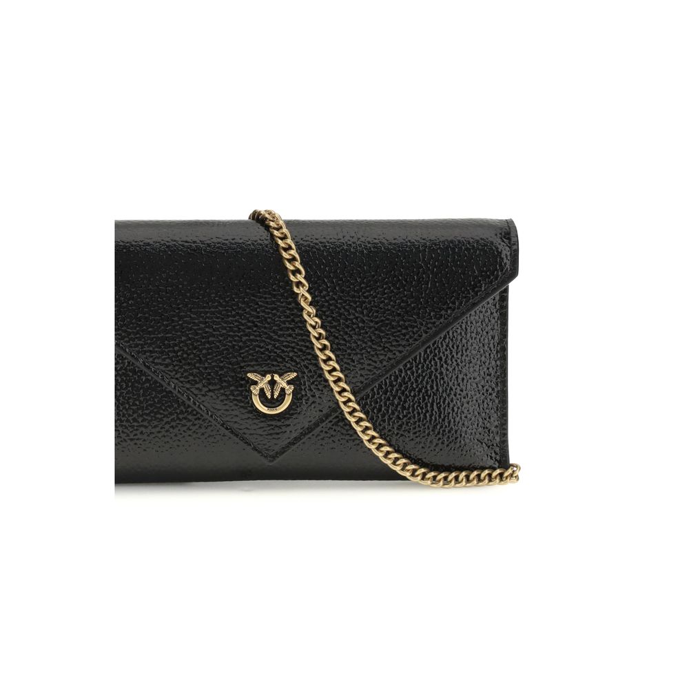 PINKO Black Calf Leather Bos Taurus Handbag | Regal Royce