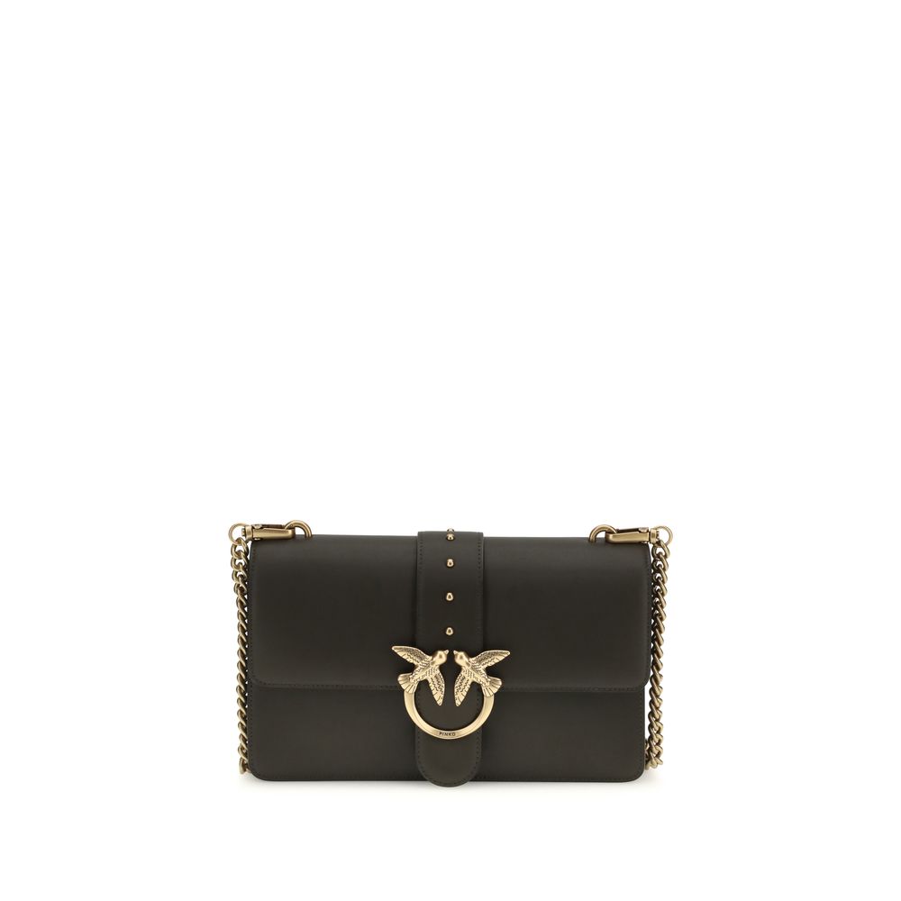 PINKO Bicolor Calf Leather Bos Taurus Shoulder Bag | Regal Royce