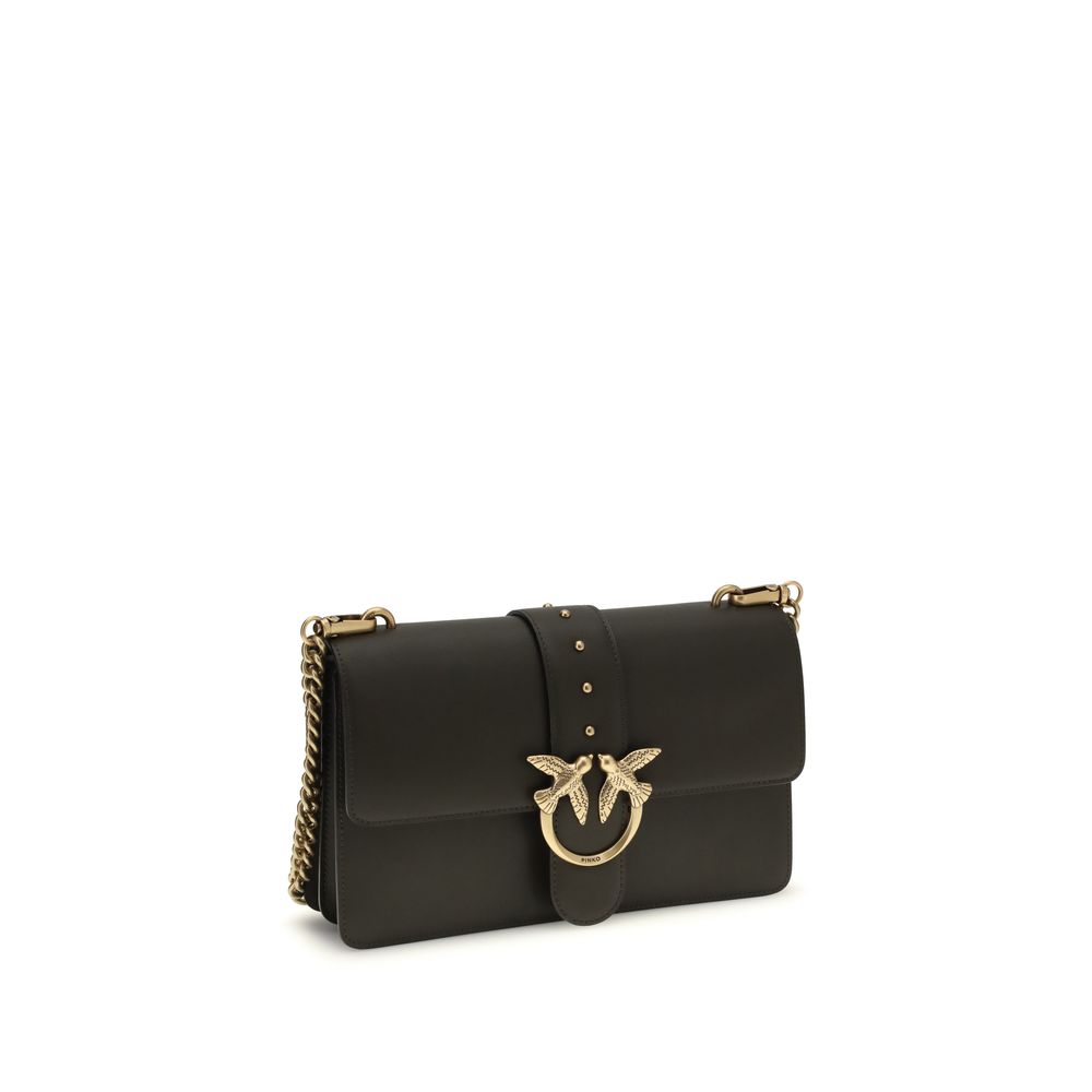 PINKO Bicolor Calf Leather Bos Taurus Shoulder Bag | Regal Royce