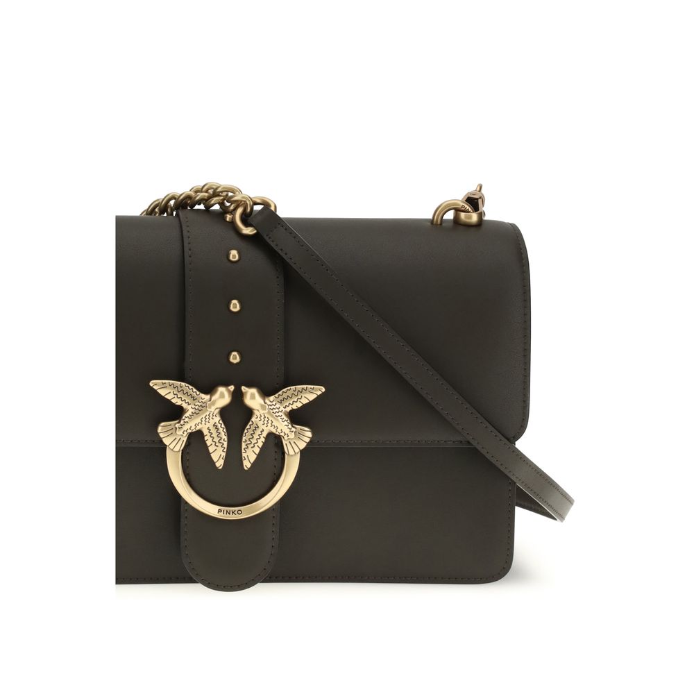 PINKO Bicolor Calf Leather Bos Taurus Shoulder Bag | Regal Royce