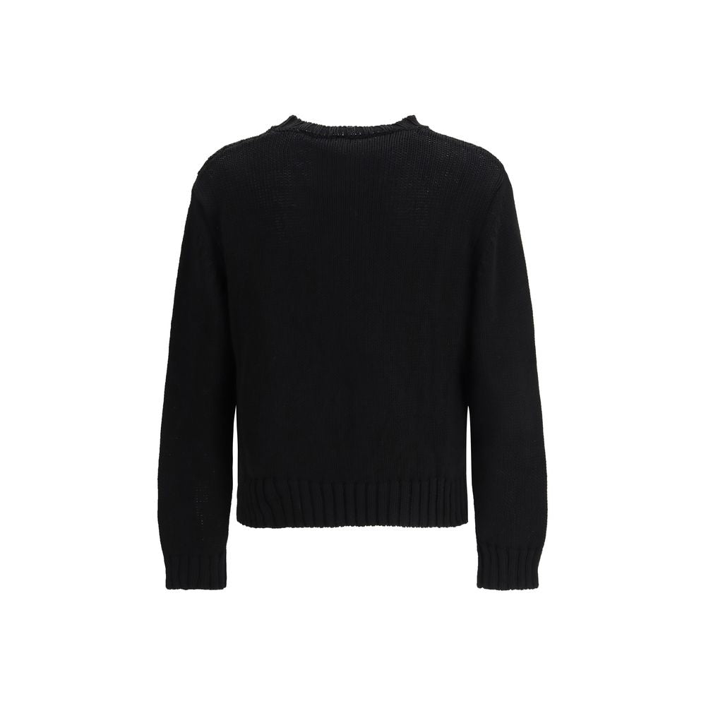 Sunflower Black Cotton Sweatshirt | Regal Royce