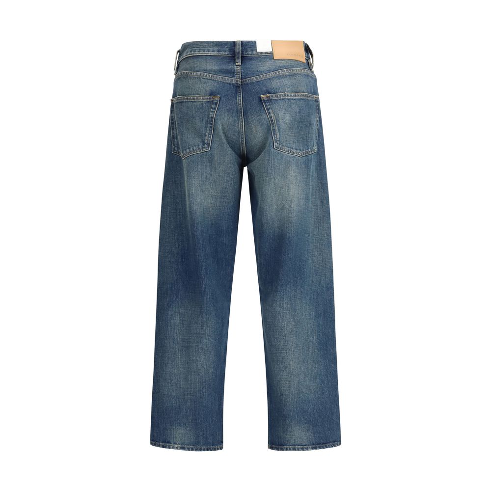 Sunflower Blue Cotton Relaxed Fit Jeans | Regal Royce