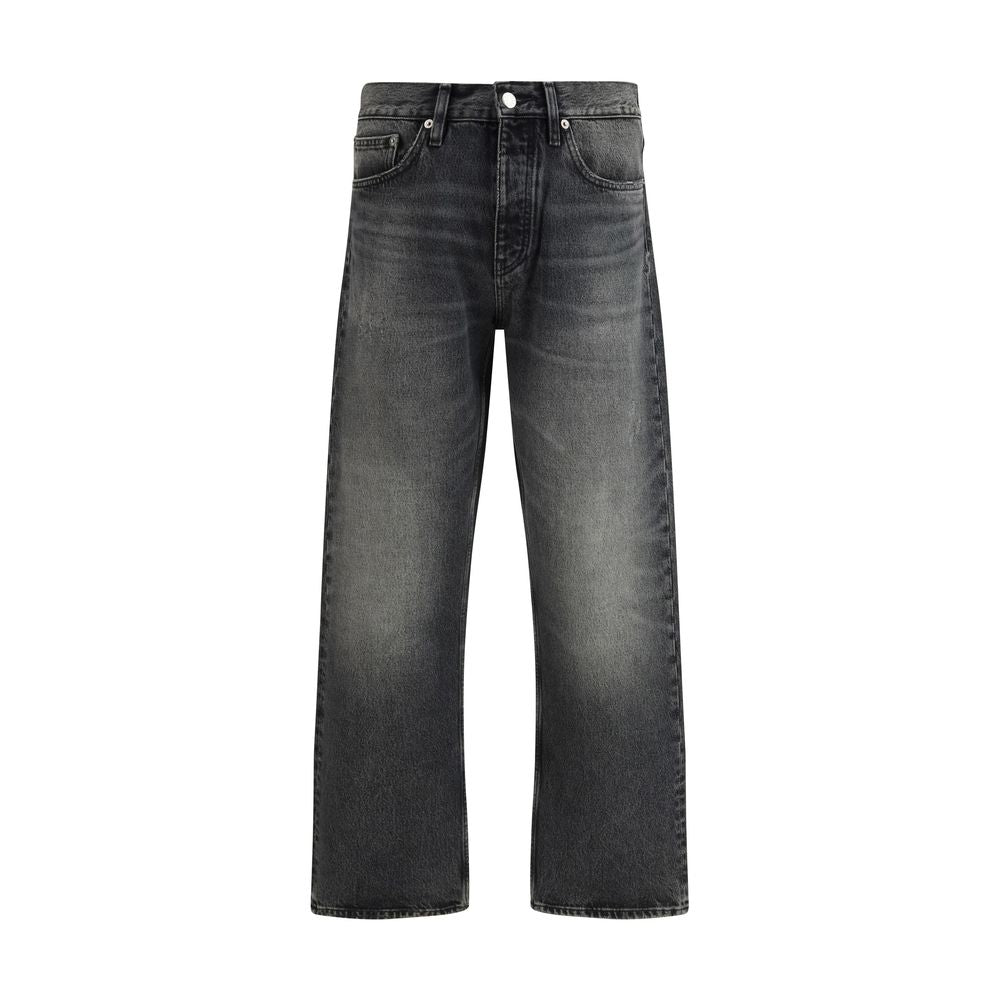 Sunflower Black Cotton Relaxed Fit Jeans | Regal Royce