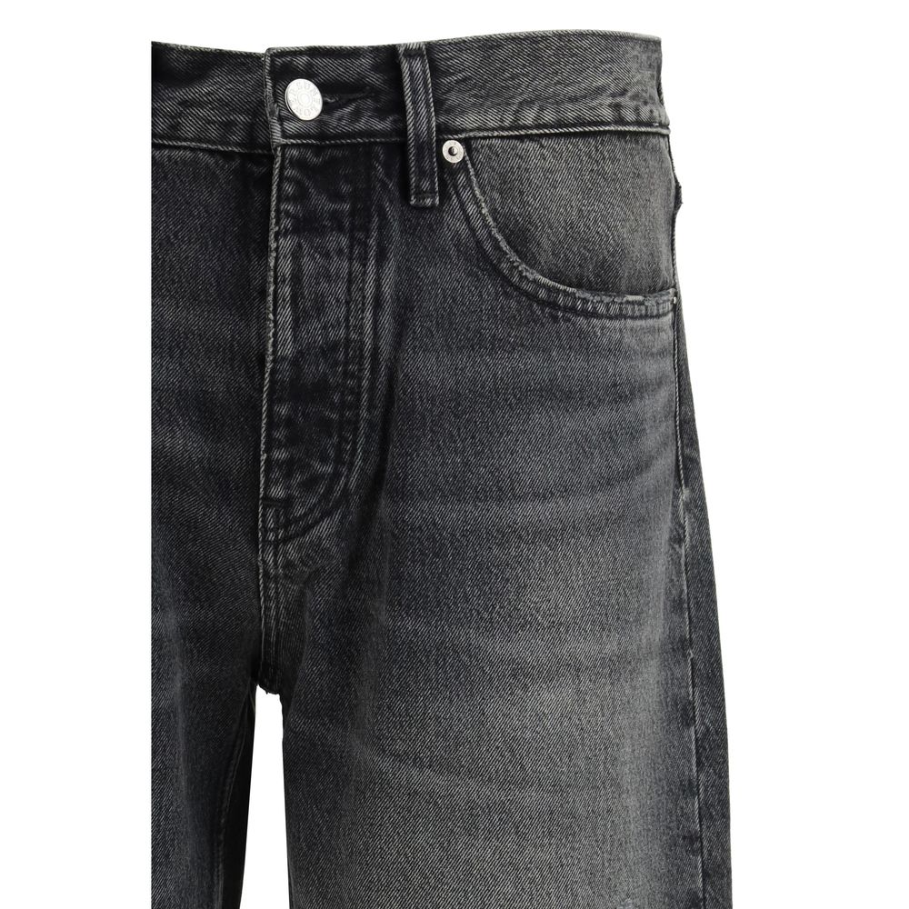 Sunflower Black Cotton Relaxed Fit Jeans | Regal Royce