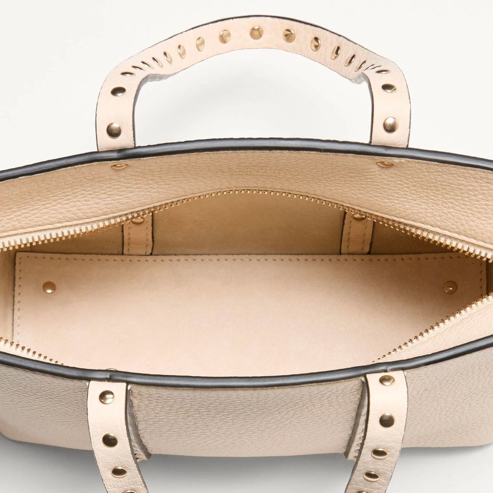 Valentino Garavani Beige Calfskin Tote Bag | Regal Royce