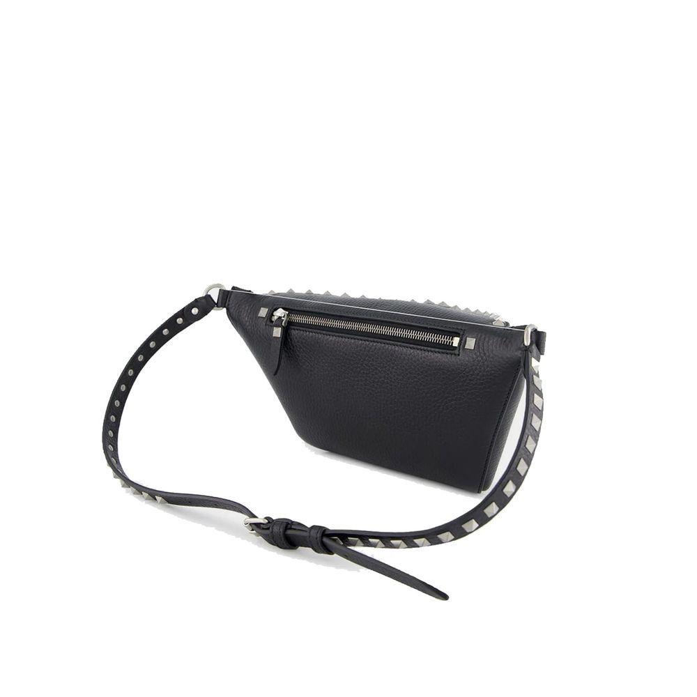 Valentino Garavani Black Calfskin Belt Bag | Regal Royce