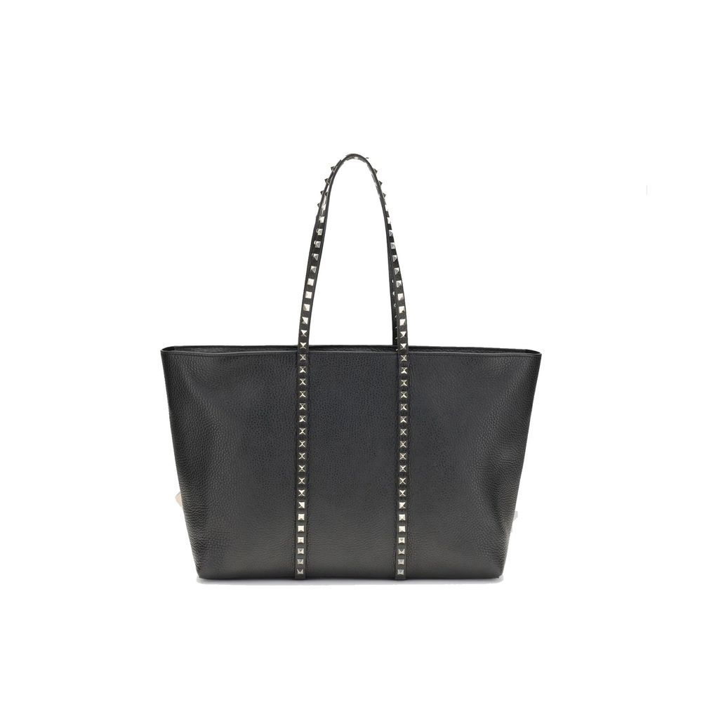 Valentino Garavani Black Calfskin Tote Bag | Regal Royce