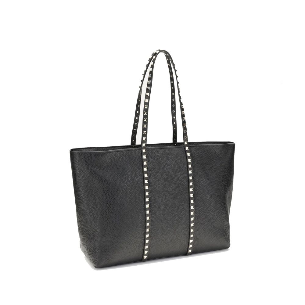 Valentino Garavani Black Calfskin Tote Bag | Regal Royce