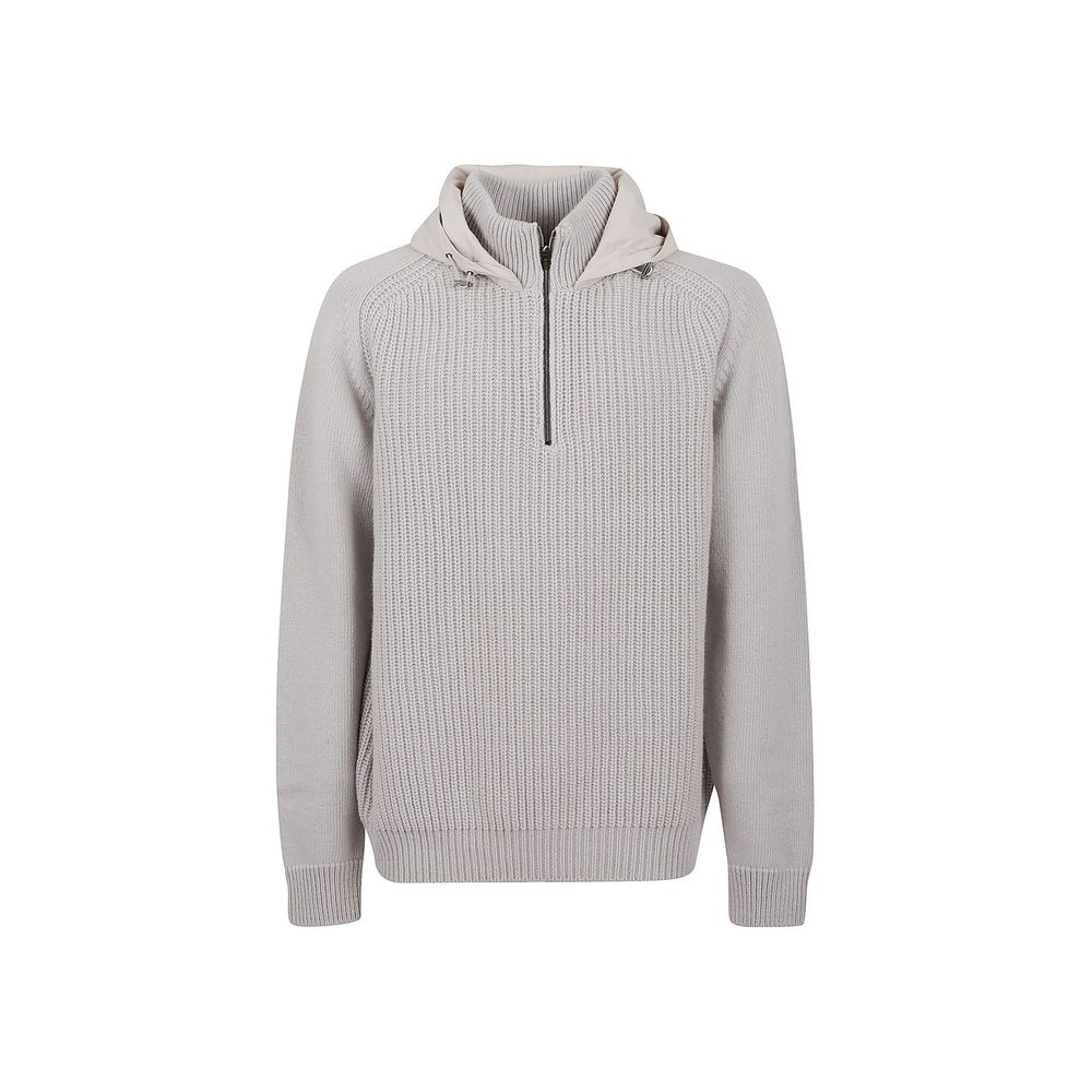 Herno Gray Wool Sweatshirt | Regal Royce