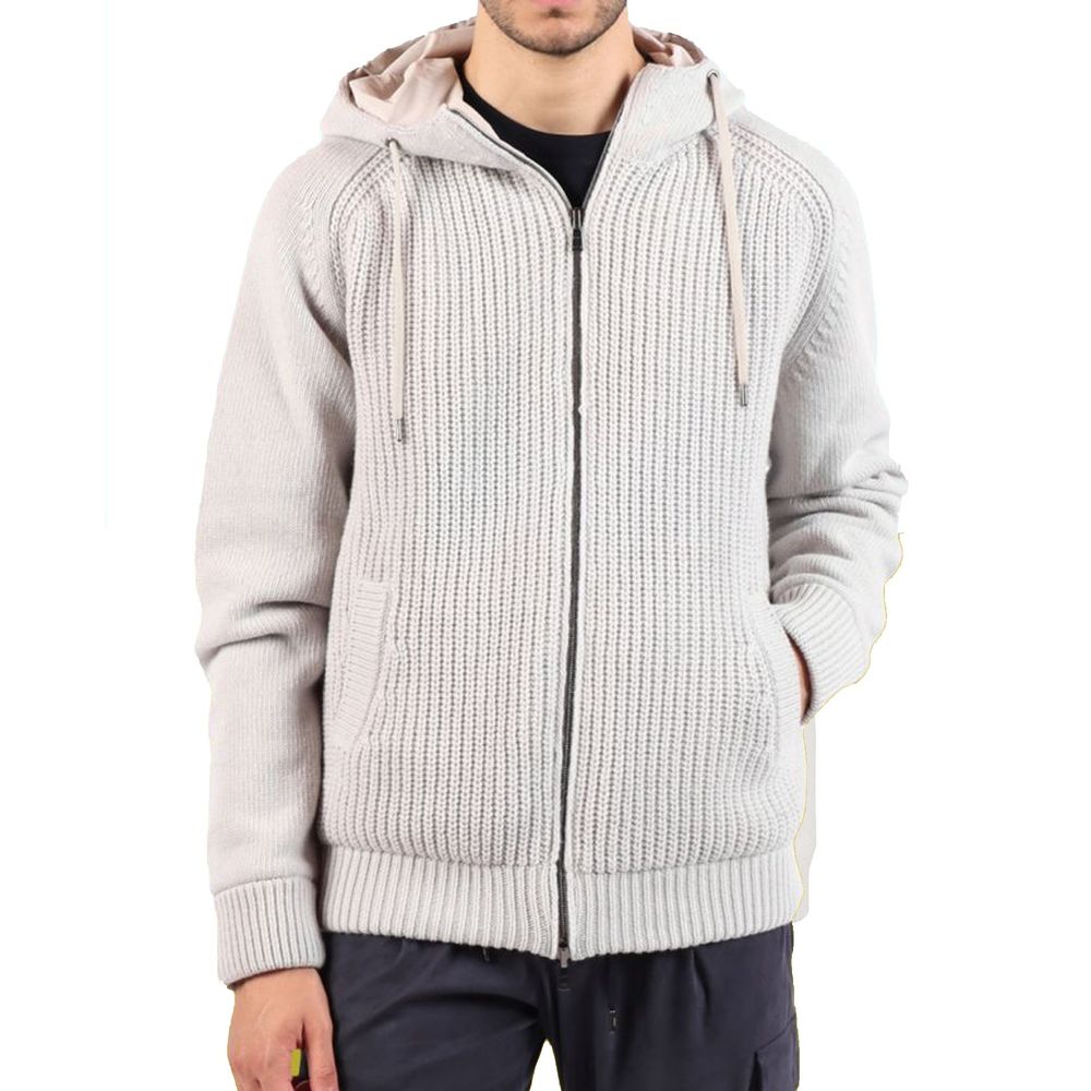 Herno Gray Wool Bomber | Regal Royce