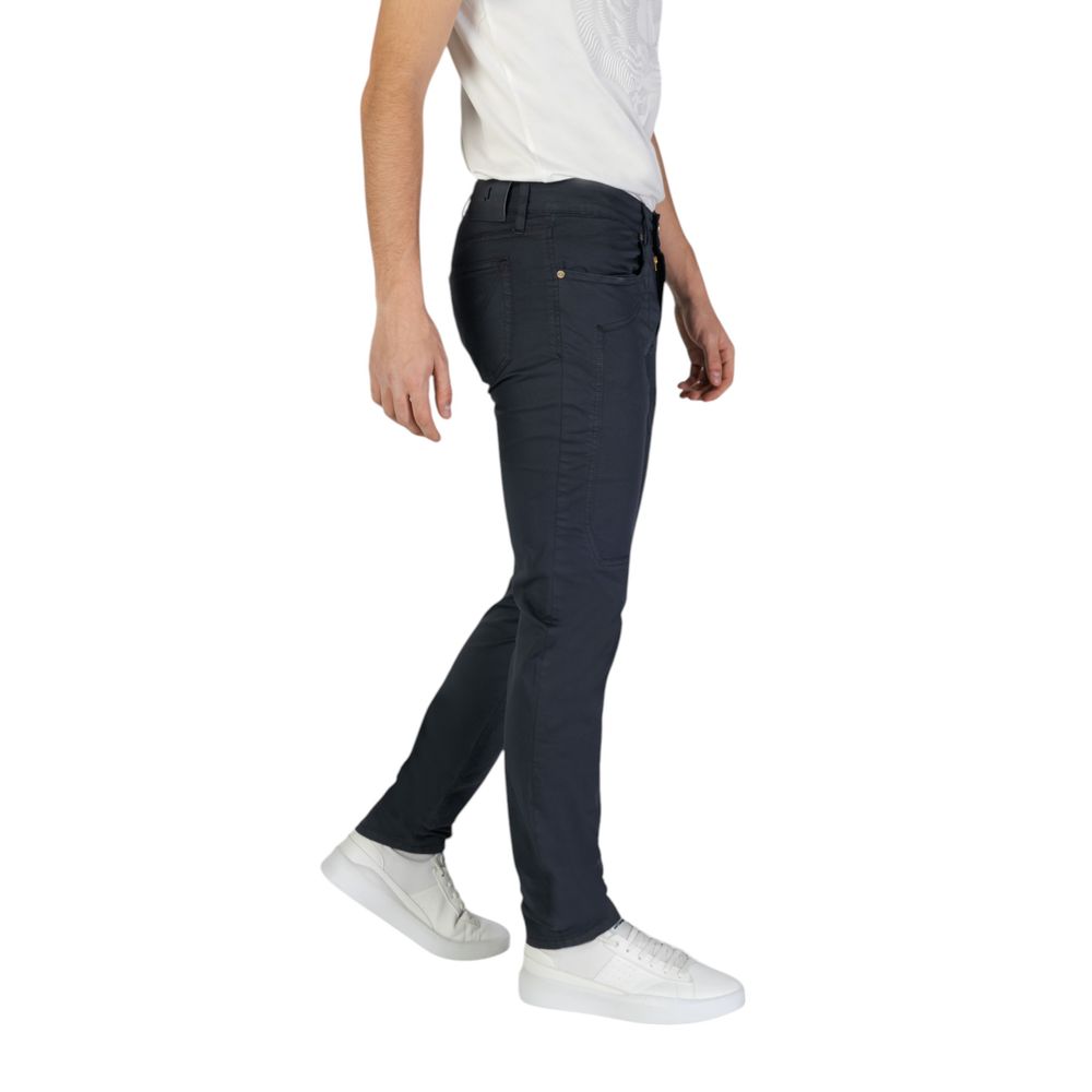 Jeckerson Blue Cotton Skinny Pants | Regal Royce