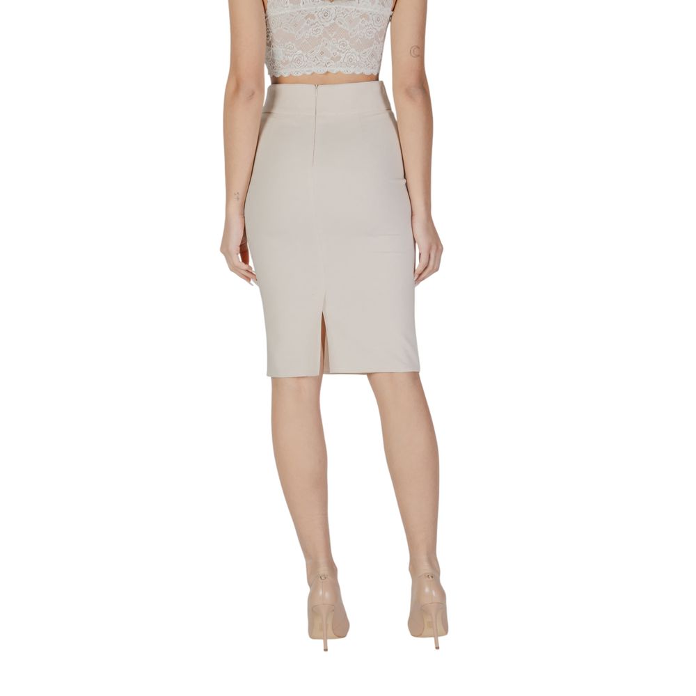 Rinascimento Beige Polyester Skirt Suit | Regal Royce