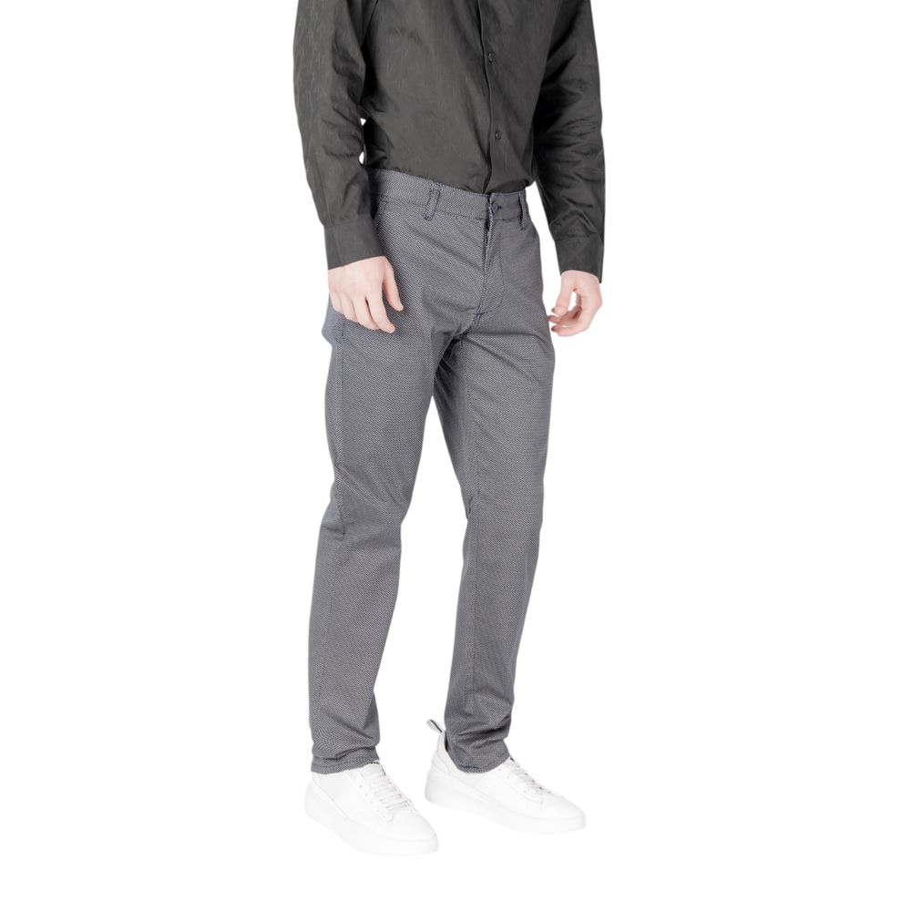 Armani Exchange Blue Cotton Skinny Pants | Regal Royce