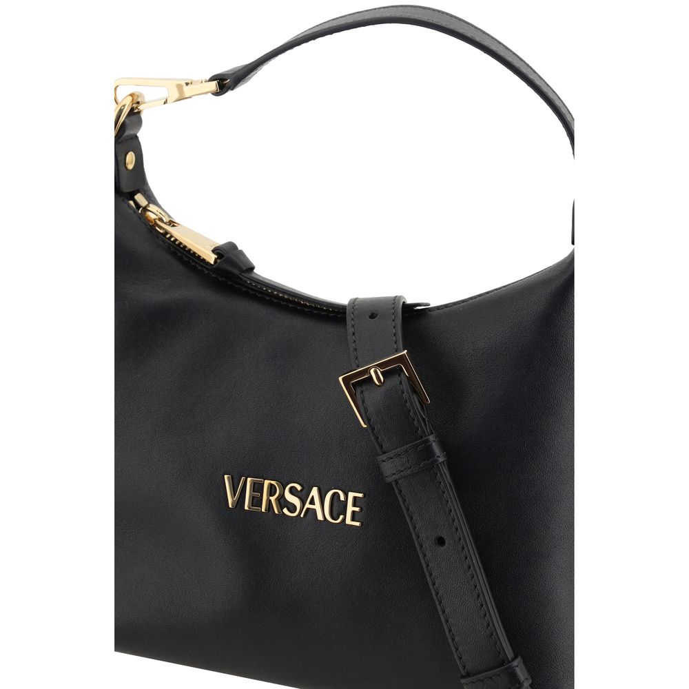 Versace Black Calf Leather Bos Taurus Handbag | Regal Royce