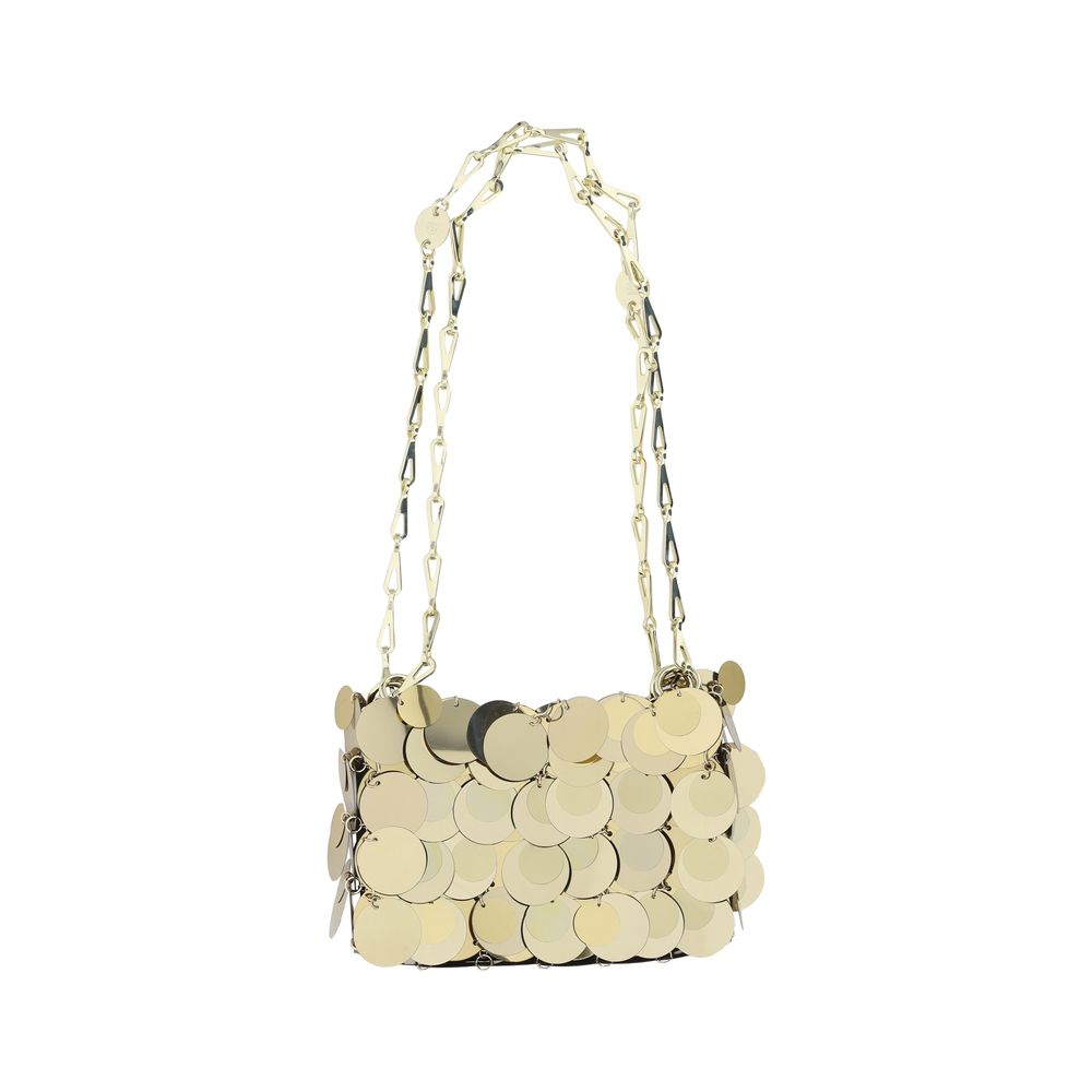 Rabanne Gold Metal Shoulder Bag | Regal Royce
