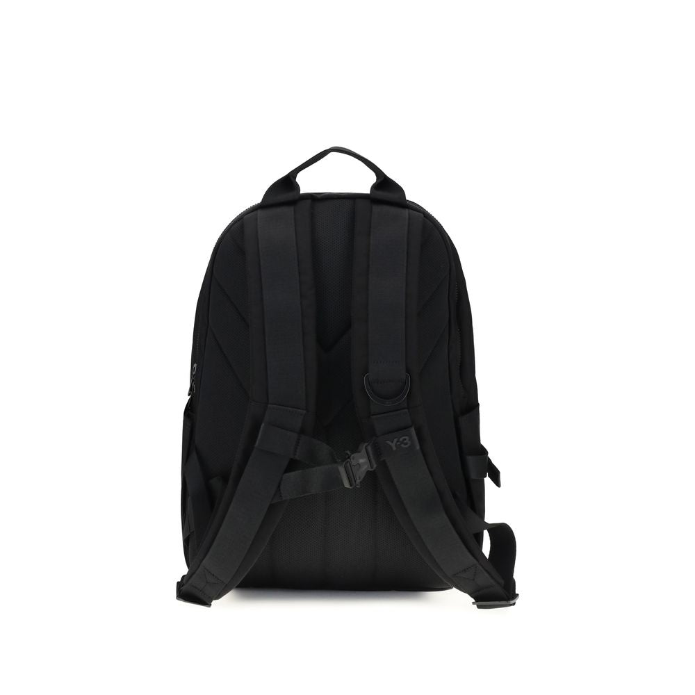 Y-3 Black Polyester Backpack | Regal Royce