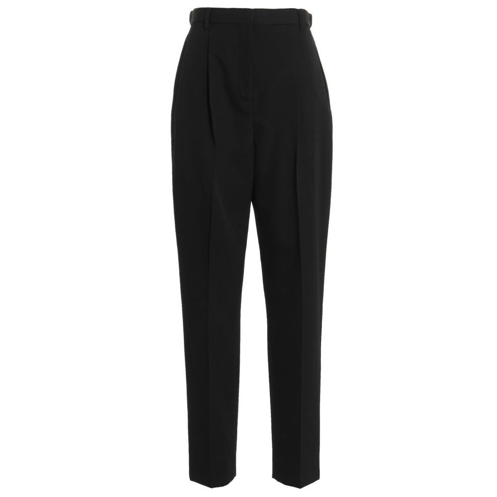Tory Burch Black Polyester Casual Pants | Regal Royce