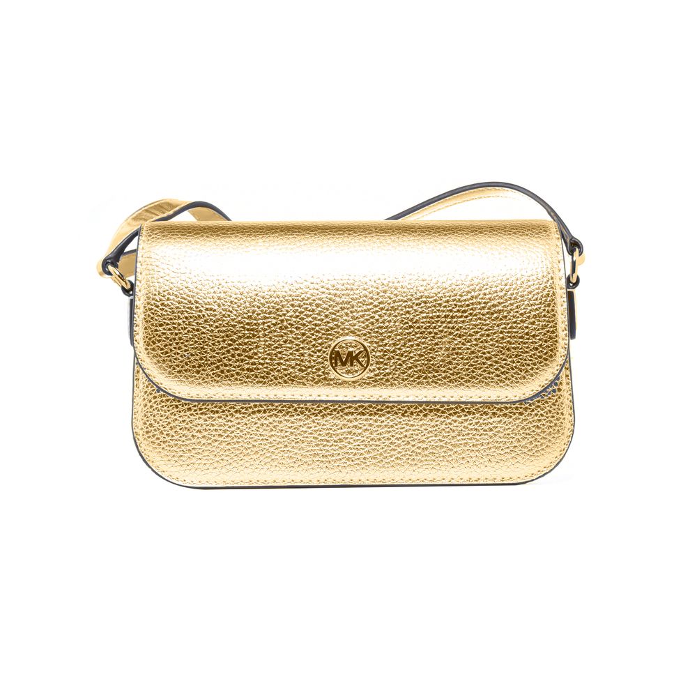 Michael Kors Gold Leather Crossbody Bag | Regal Royce