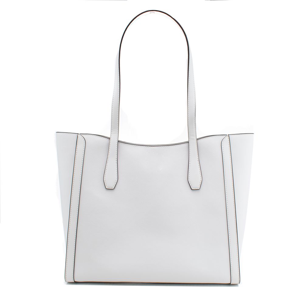 Michael Kors White Canvas Tote Bag | Regal Royce