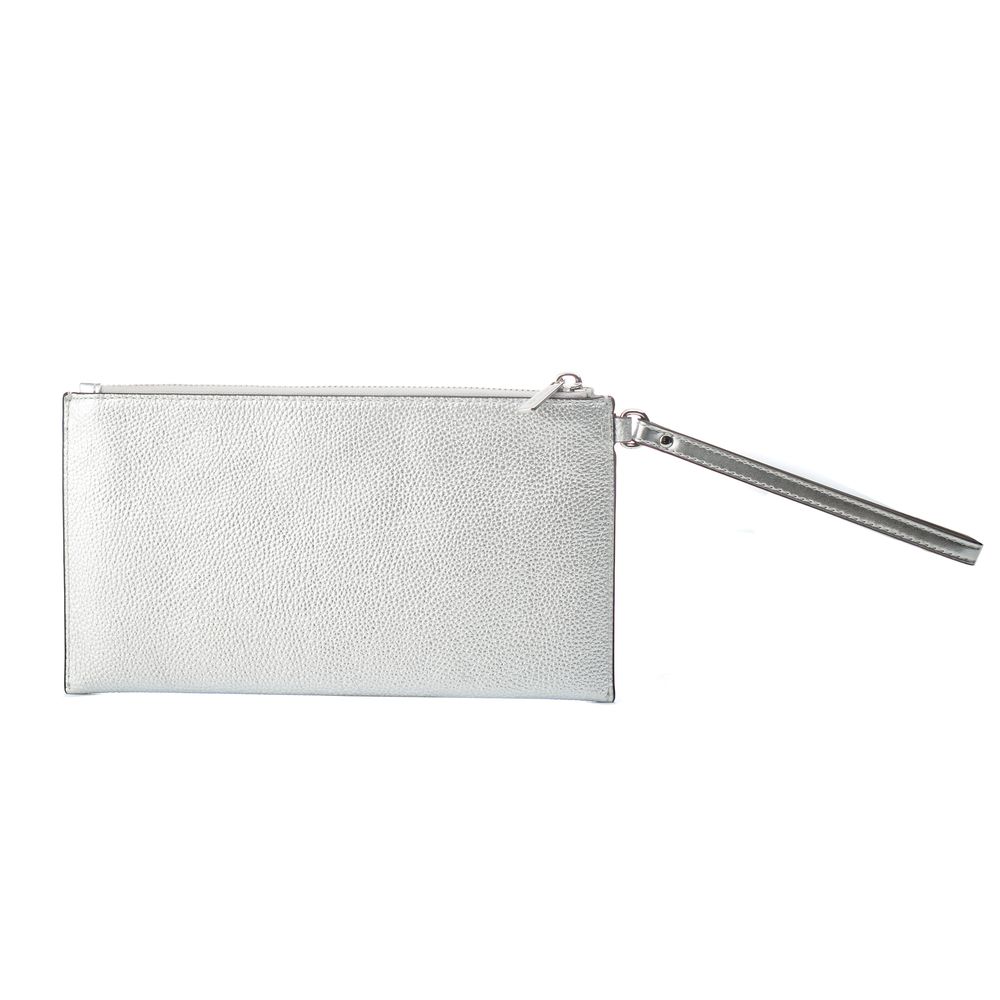 Michael Kors Gray Leather Clutch Bag | Regal Royce