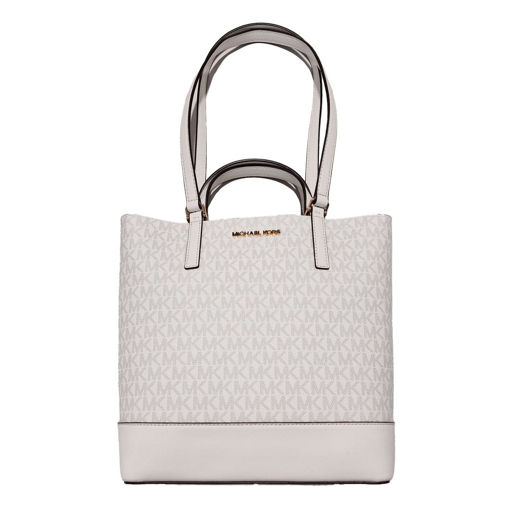Michael Kors White Leather Tote Bag | Regal Royce