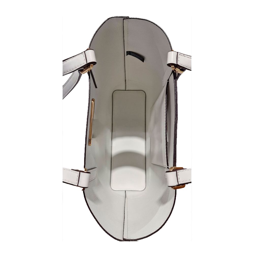 Michael Kors White Leather Tote Bag | Regal Royce