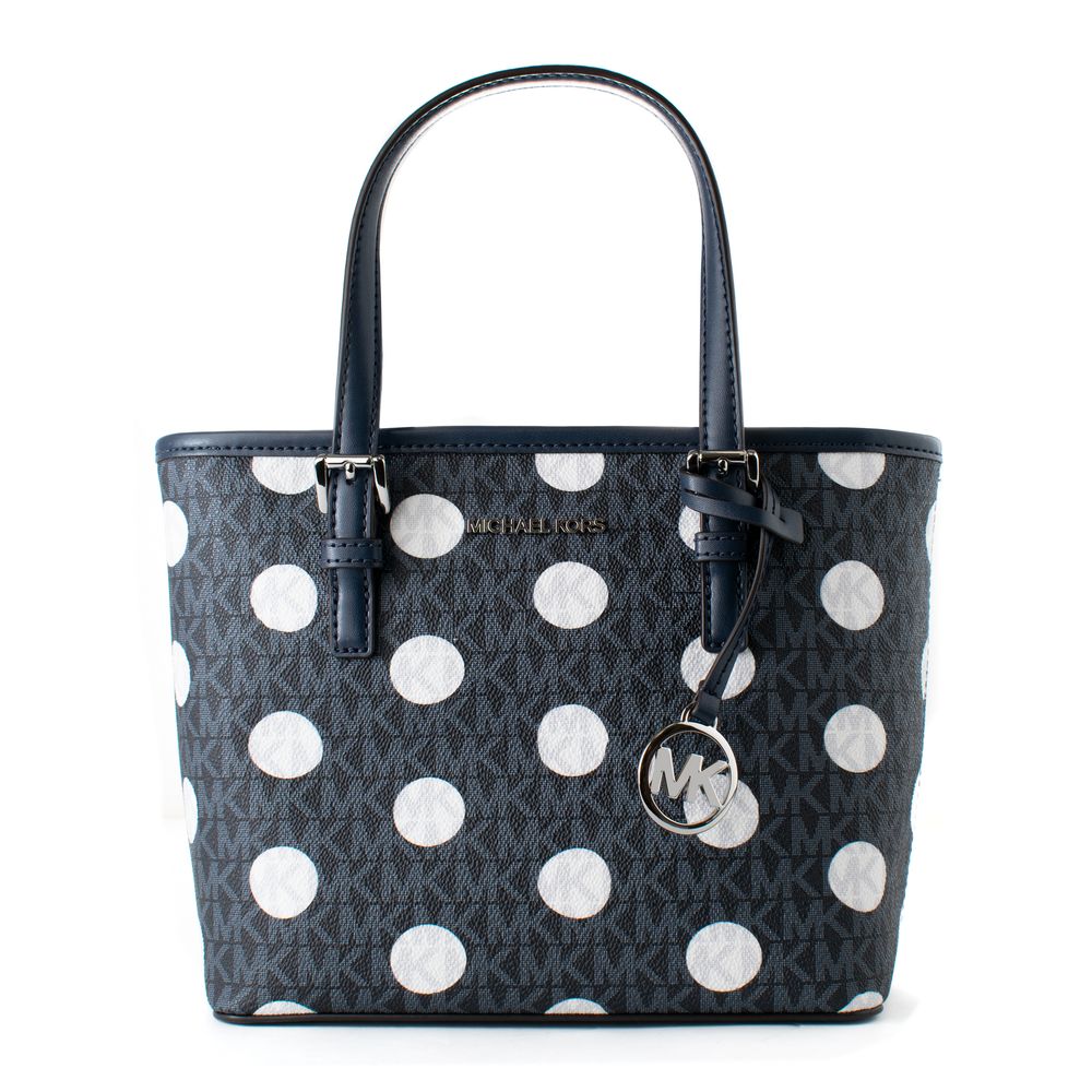 Michael Kors Blue Canvas Tote Bag | Regal Royce