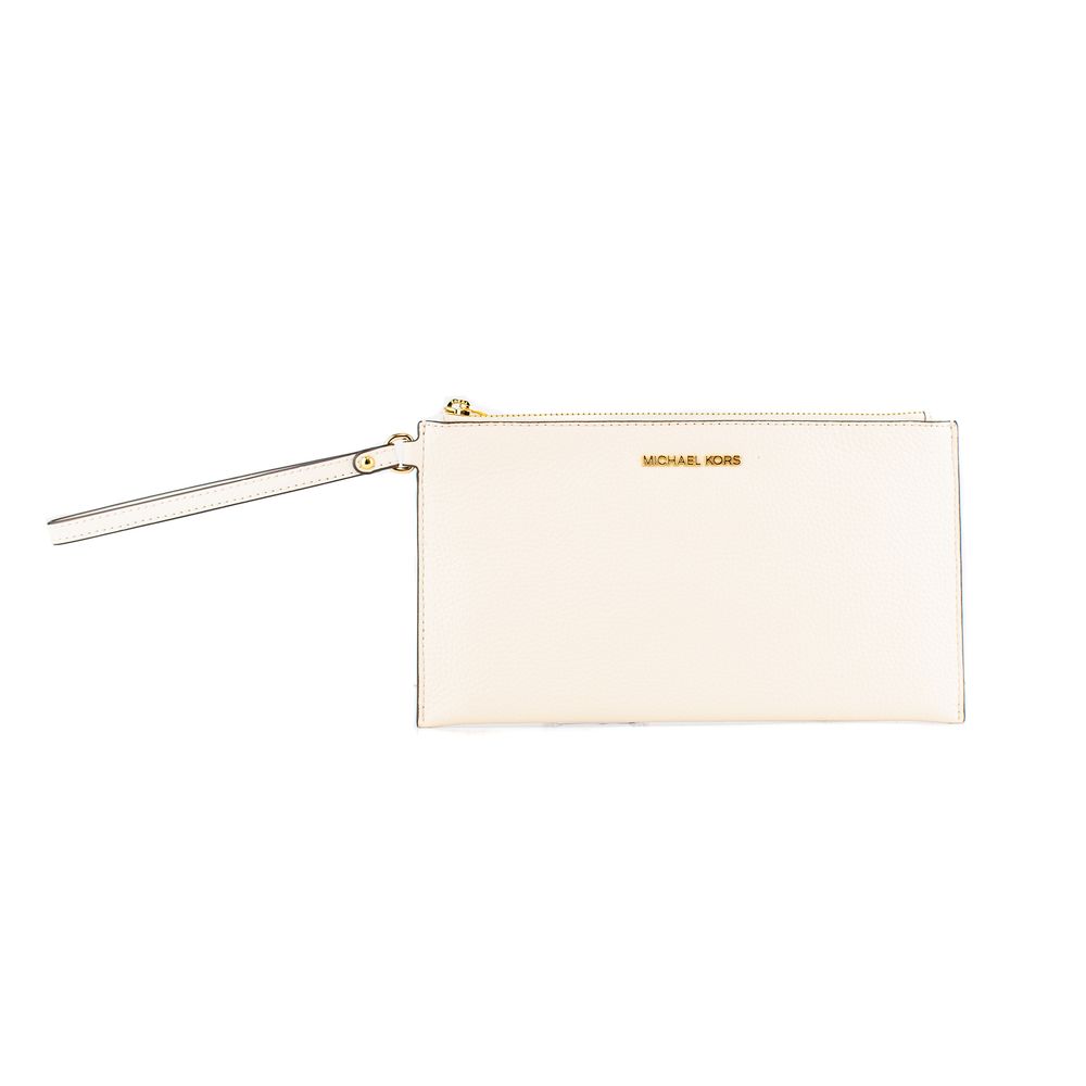 Michael Kors Beige Leather Clutch Bag | Regal Royce