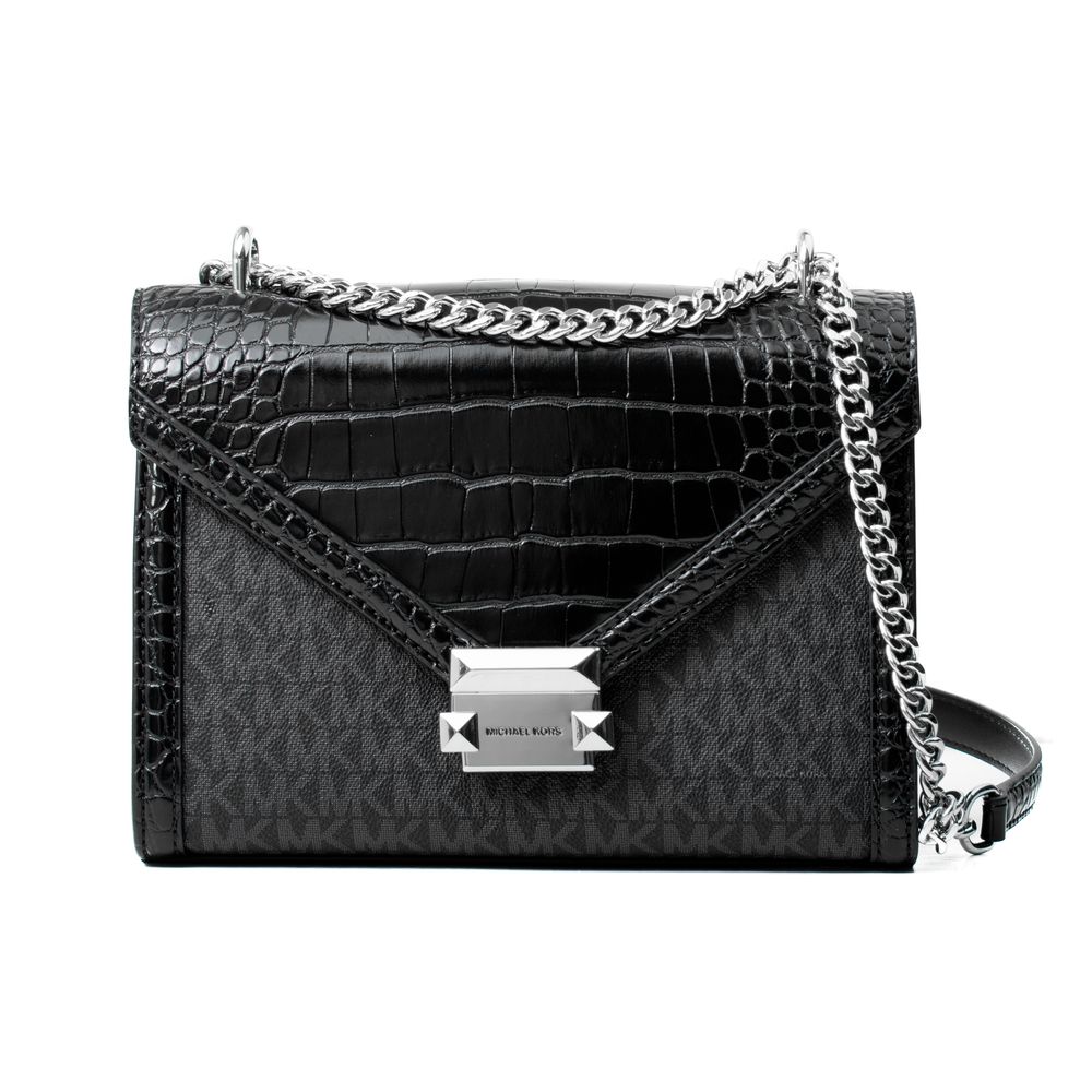 Michael Kors Black Canvas Crossbody Bag | Regal Royce