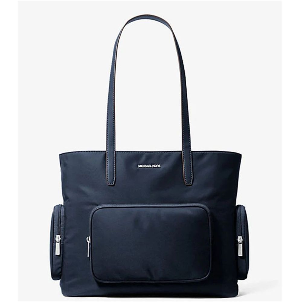 Michael Kors Blue Nylon Tote Bag
