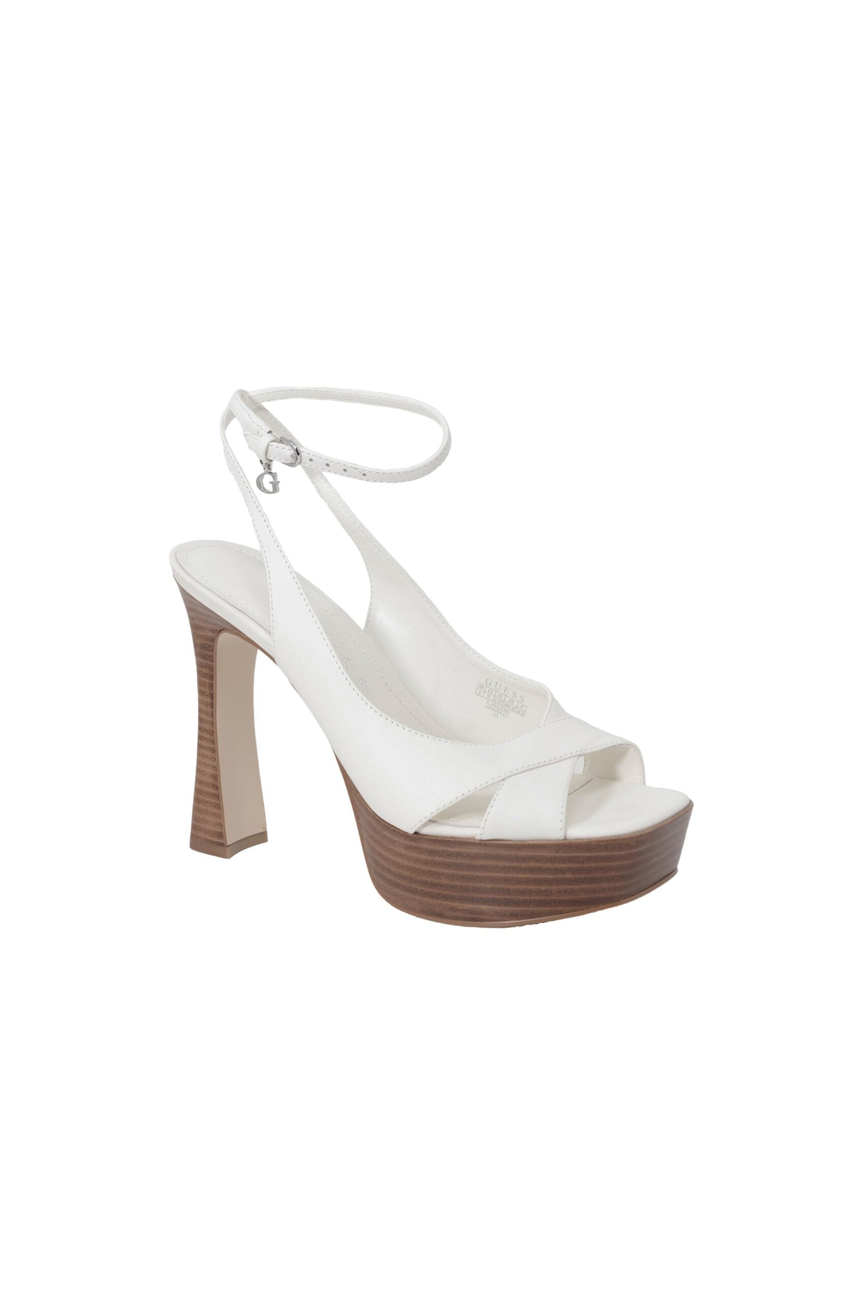 Guess Beige Other Fibres Platform Sandals | Regal Royce
