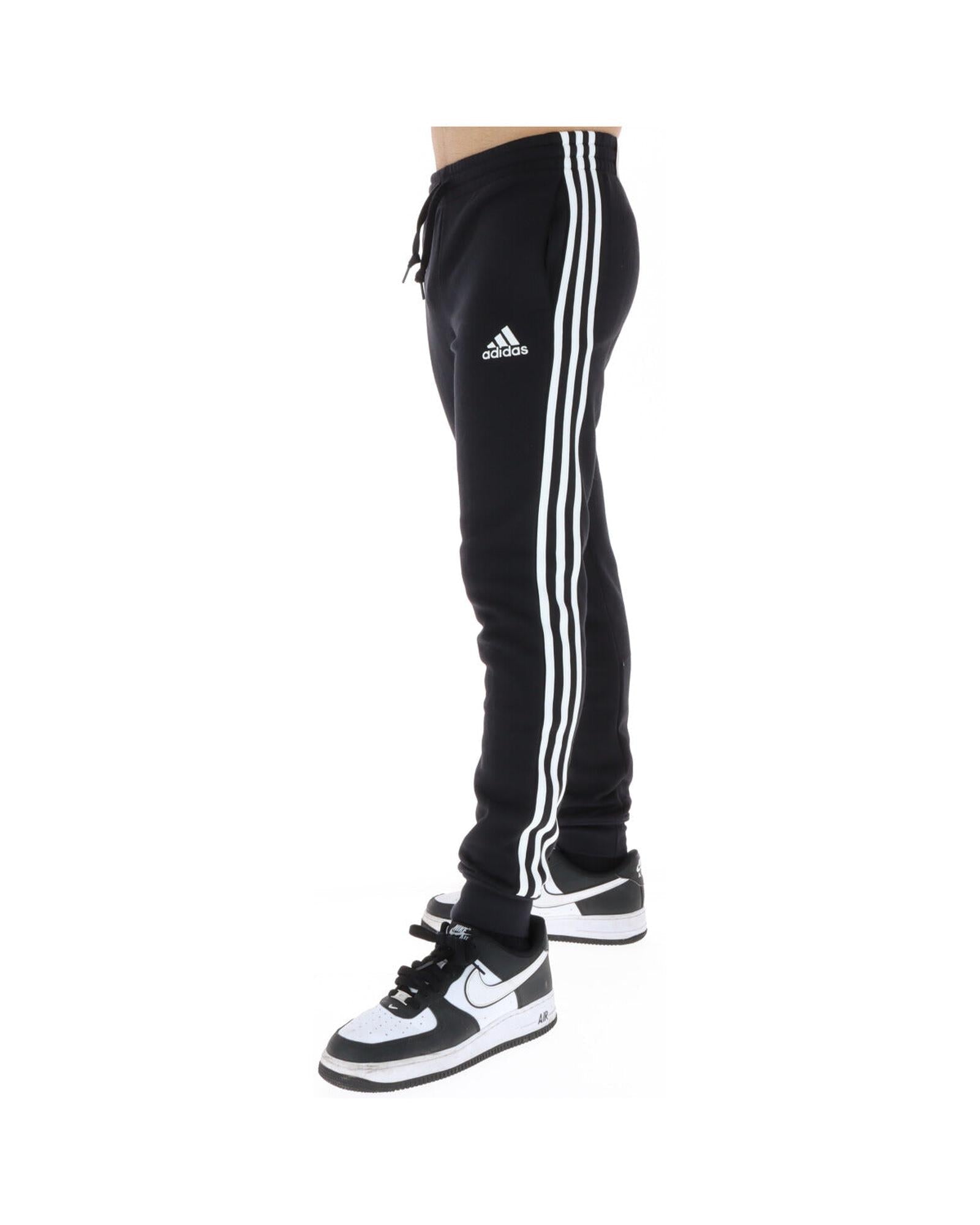 Adidas Black Cotton Joggers (Workout Pants) | Regal Royce