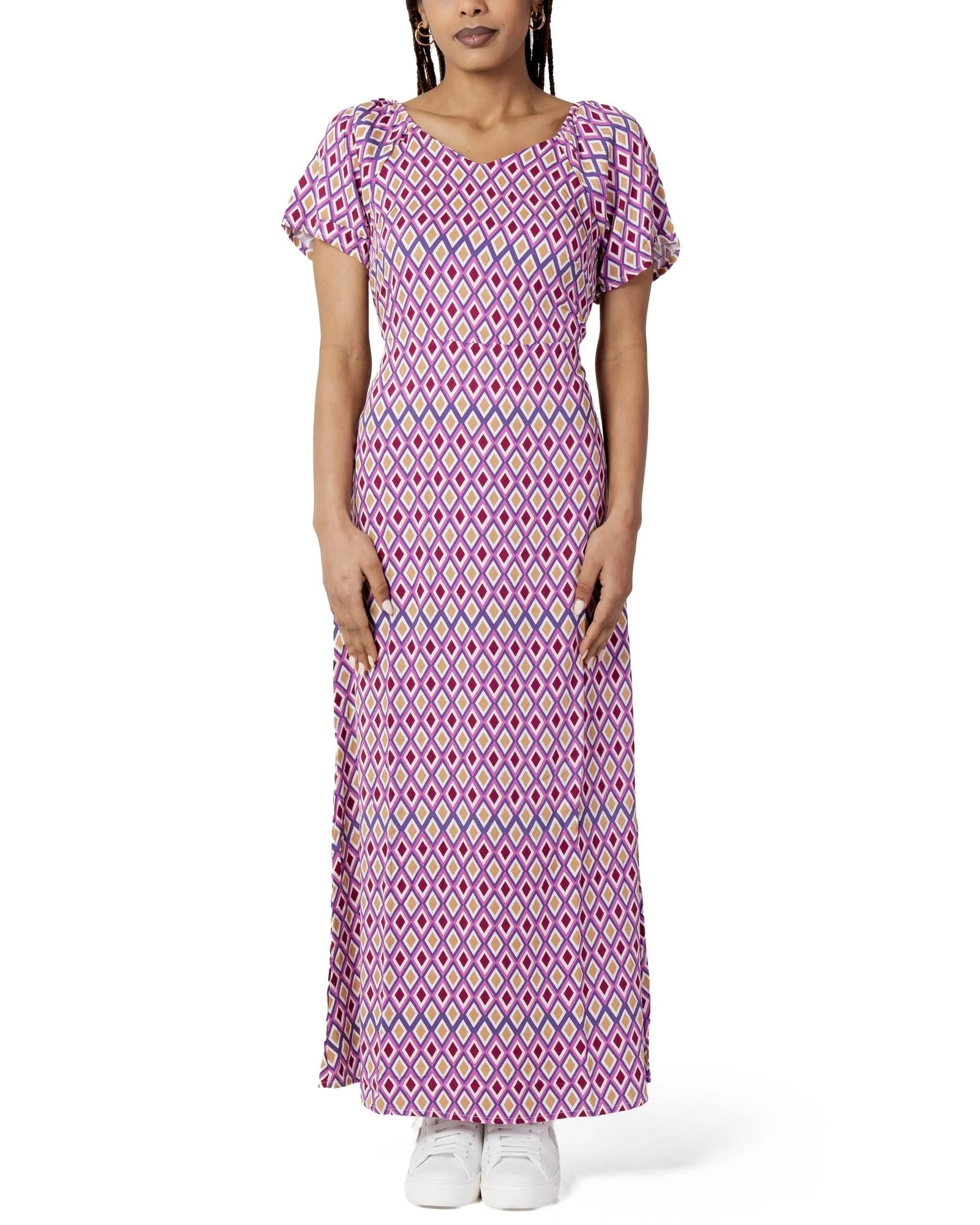 Only Multicolor Viscose Casual Dress | Regal Royce