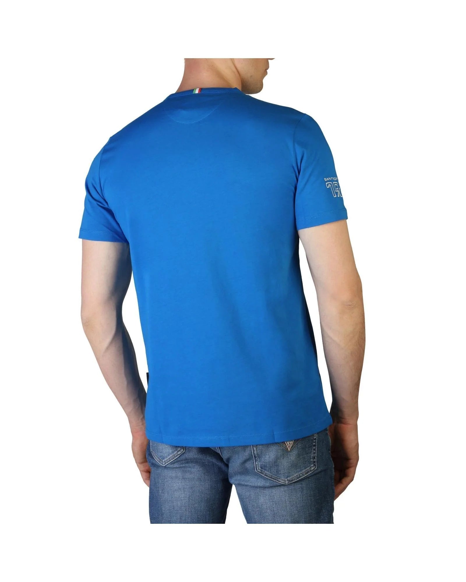 Lamborghini Blue Cotton T-Shirt | Regal Royce