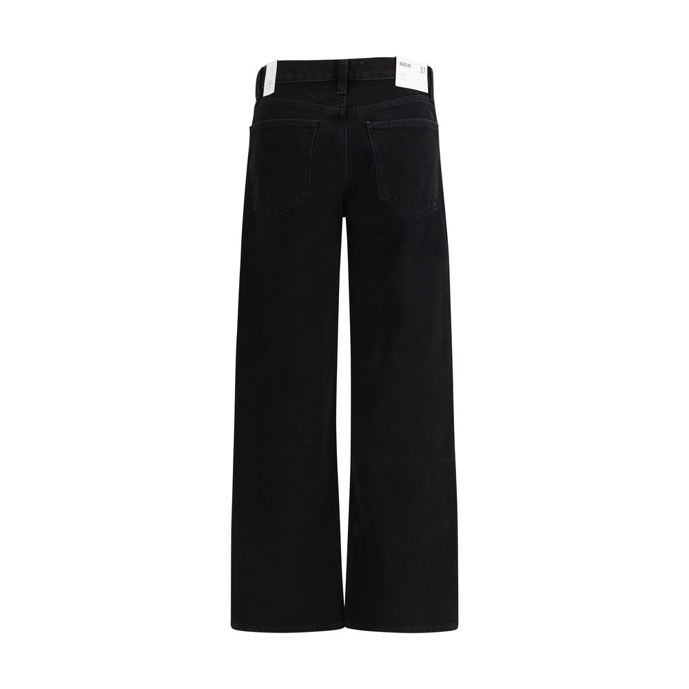 Agolde Black Cotton Jeans Denim | Regal Royce