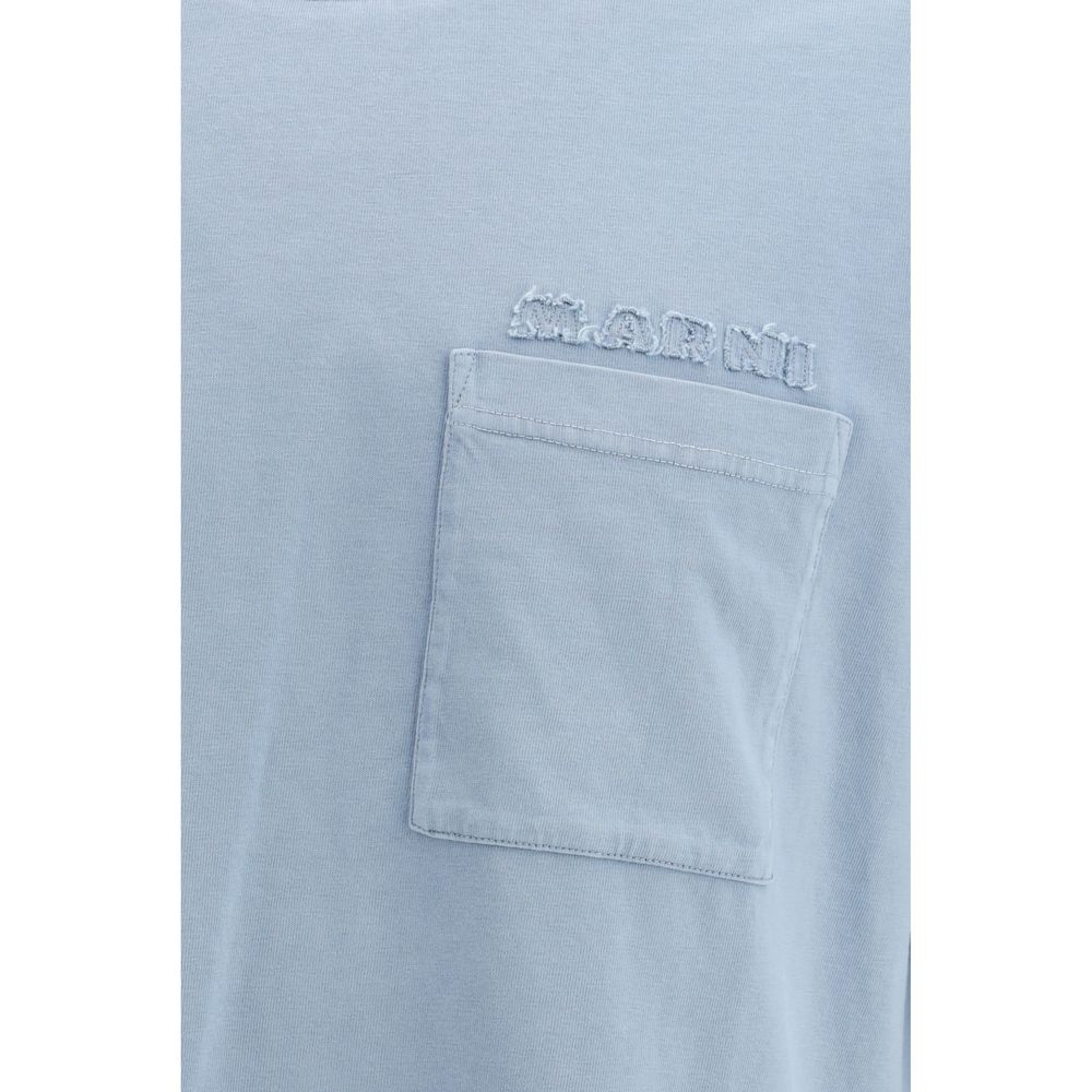 Marni Light Blue Cotton T-Shirt | Regal Royce