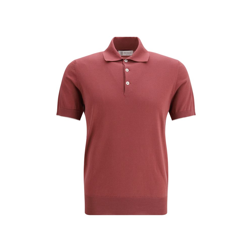 Brunello Cucinelli Multicolor Cotton Polo Shirt | Regal Royce