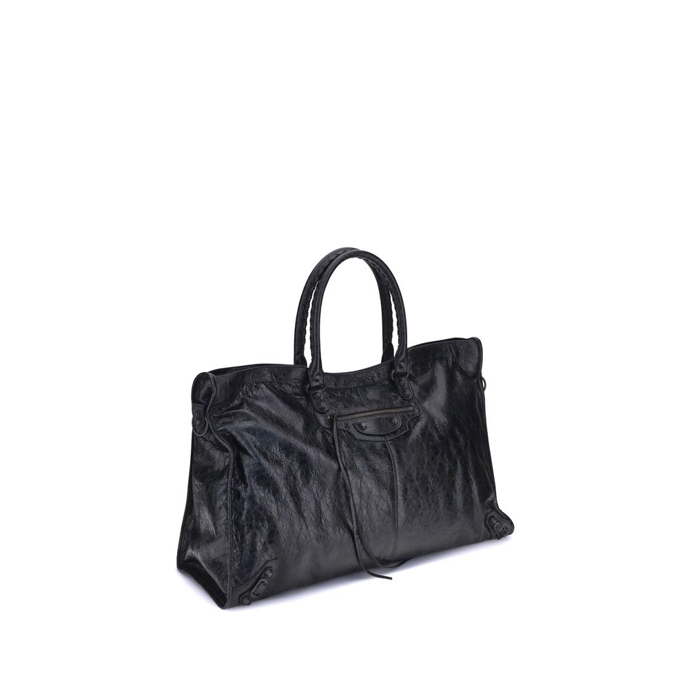 Balenciaga Black Lamb Ovis Aries Aries Shoulder Bag | Regal Royce